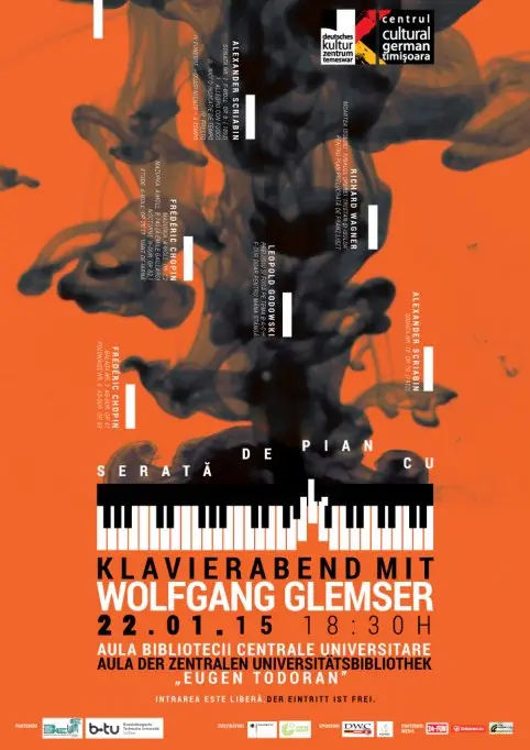 Serata de pian cu Wolfgang Glemser