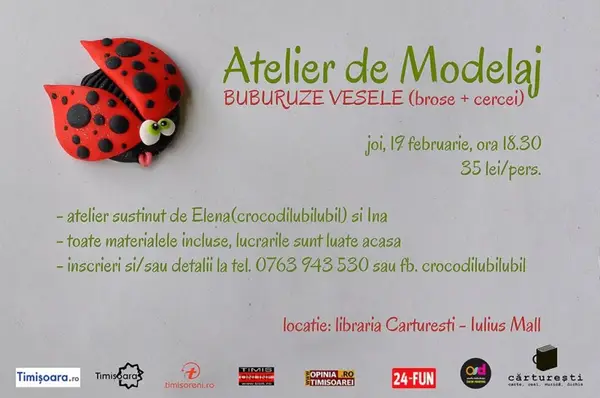 Atelier de modelaj - Buburuzele vesele