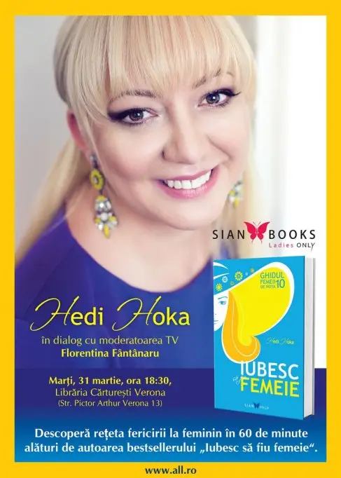 Hedi Hoka in dialog cu Roxana Peti