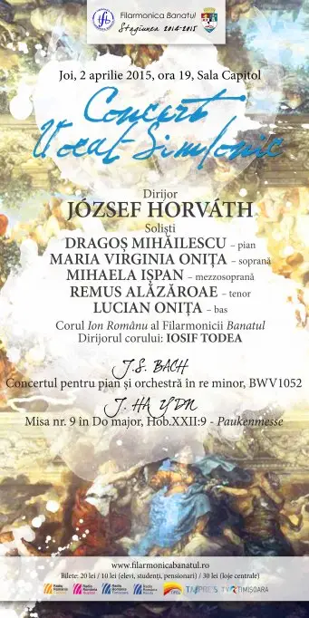 Concert Vocal Simfonic Dragos Mihailescu