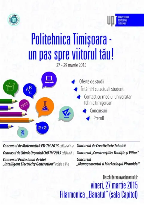 Politehnica Timisoara – un pas spre viitorul tau!