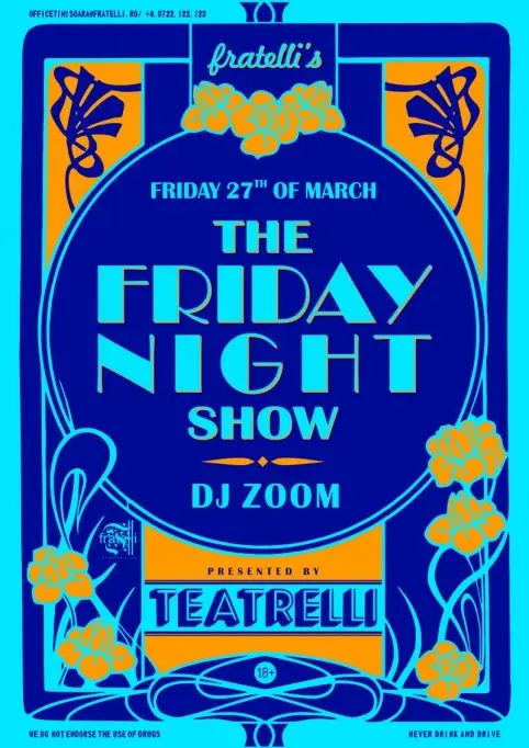 TEATRELLI, the Friday night show!