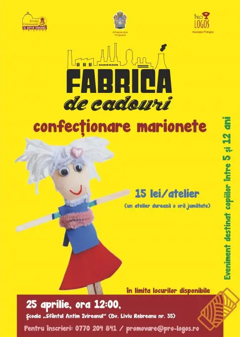 Fabrica de cadouri - confectionam marionete