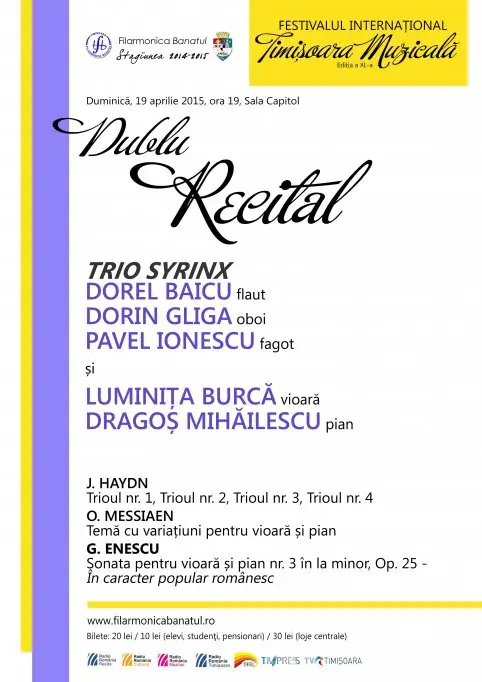 Muzica de camera Trio Syrinx