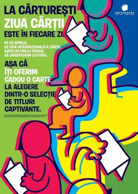 23 aprilie vine cu o carte in dar