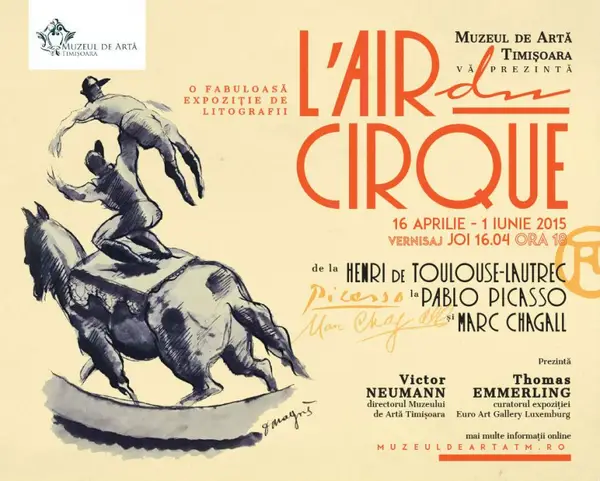 Expozitia de litografii "L’air du cirque"