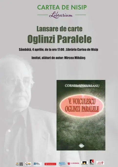 Lansare de carte Cornel Ungureanu - Oglinzi paralele