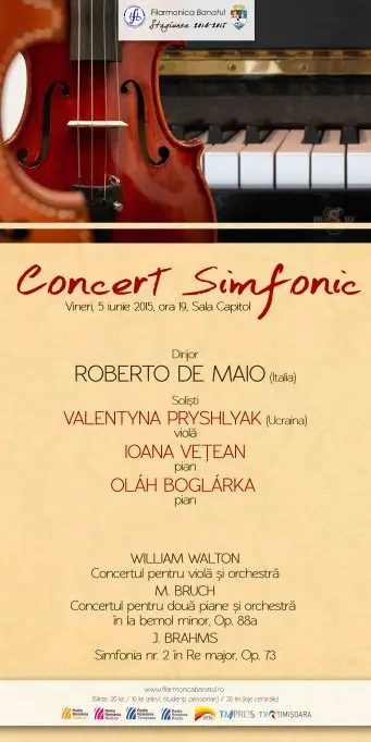 Concert Simfonic Valentyna Pryshlyak