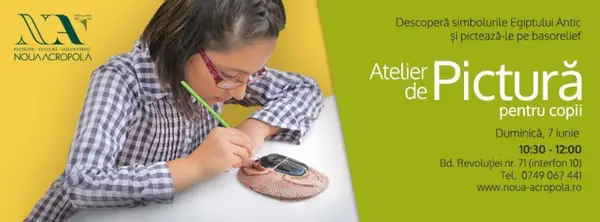 Atelier de pictura pe basorelief pentru copii si adulti