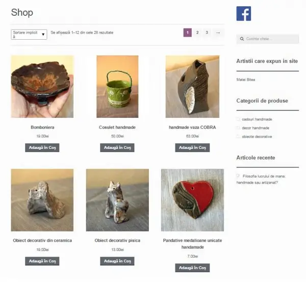 Cadouri si produse handmade si artizanat