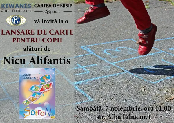 Lansare de carte: Nicu Alifantis la Libraria Cartea de Nisip