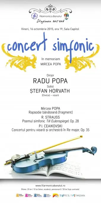 Concert simfonic in memoriam Mircea Popa