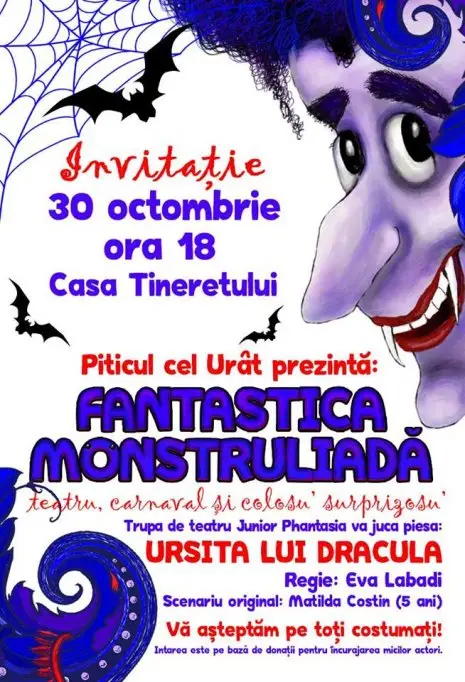 "Fantastica Monstruliada" spectacol si bal mascat