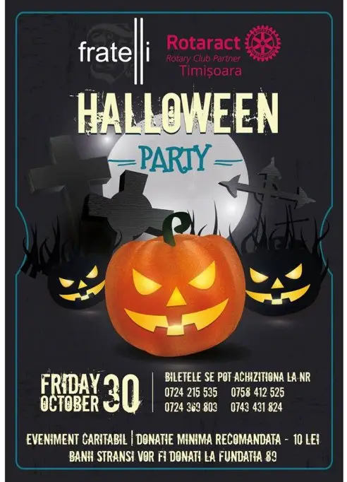 Halloween Charity Party by Rotaract Club Timisoara