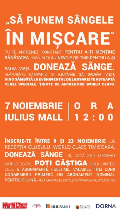 Campania Sa punem sangele in miscare