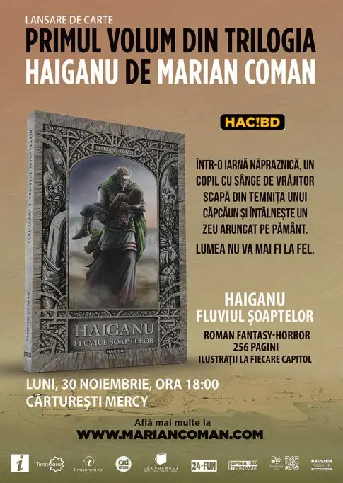Haiganu. Fluviul Șoaptelor, un roman fantasy 100% romanesc