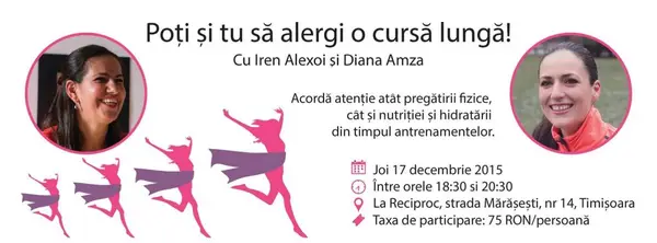 Poti şi tu sa alergi o cursa lunga!