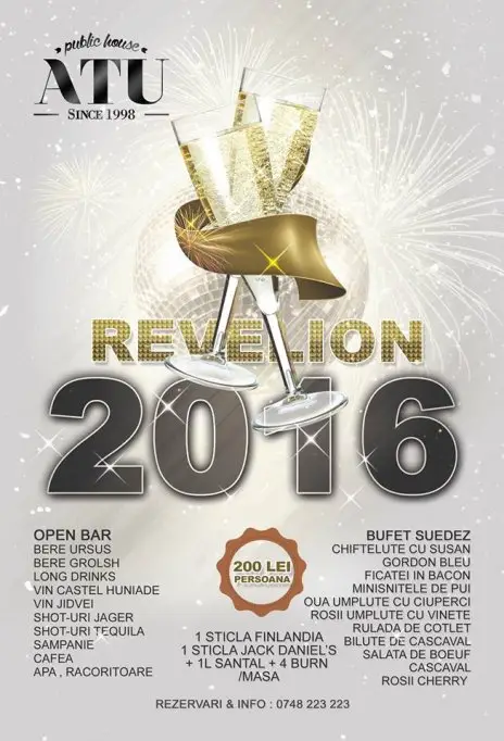 Revelion 2016 la Atu Pub