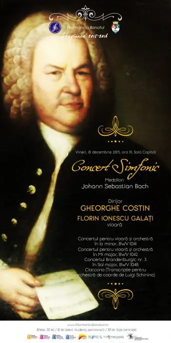 Concert simfonic Medalion Johann Sebastian Bach