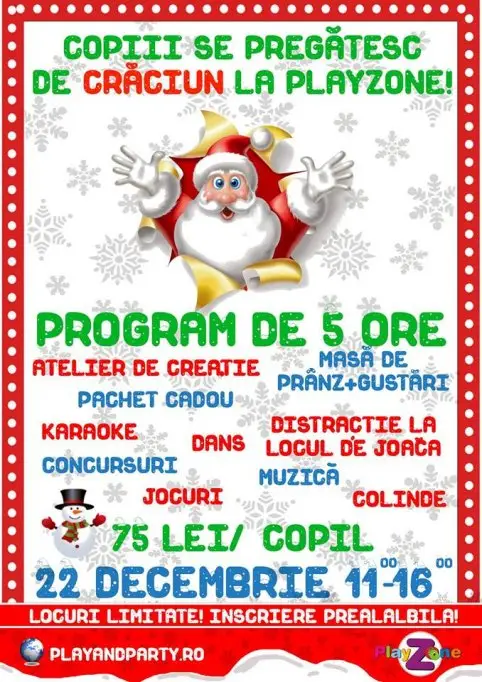 Program de Craciun pentru copii