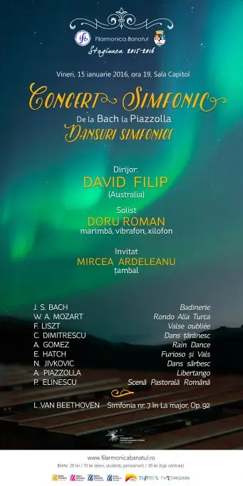 Concert simfonic David Filip