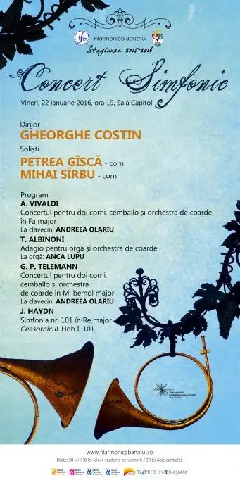 Concert Simfonic - muzica preclasica şi clasica