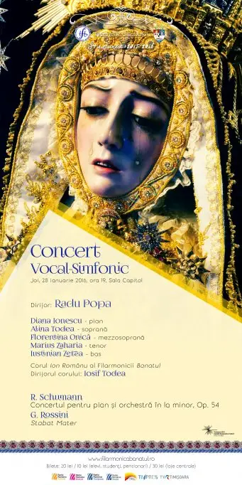 Concert vocal-simfonic maestrul Radu Popa