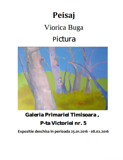 Expozitia de pictura "Peisaj"