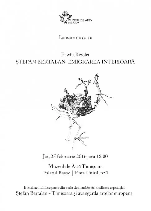 Lansare de carte Stefan Bertalan: Emigrarea Interioara