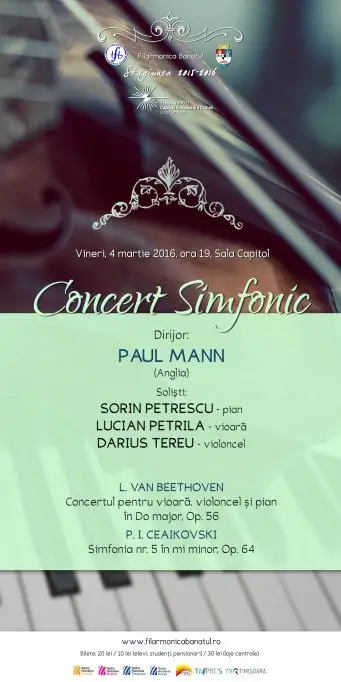 Concert Simfonic dirijor Paul Mann