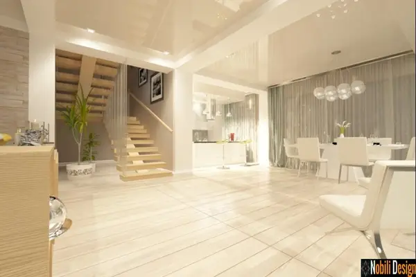 Servicii de design interior pentru vila contemporana