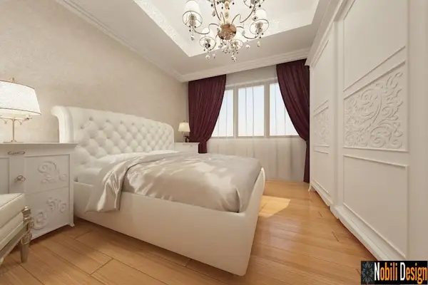 Design interior pentru dormitor clasic la vila