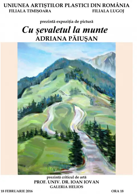 Expozitia "Cu sevaletul la munte" - Adriana Paiusan