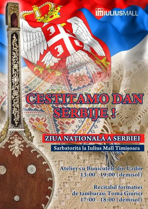 Ziua Serbiei, sarbatorita la Iulius Mall