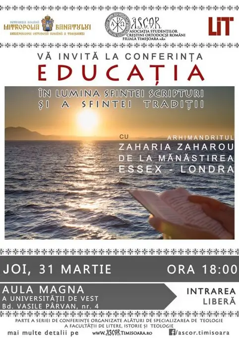 Educatia in lumina sfintei scripturi si a sfintei traditii
