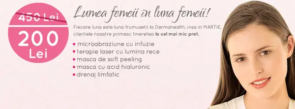 Oferta lunii martie de la DermaHealth