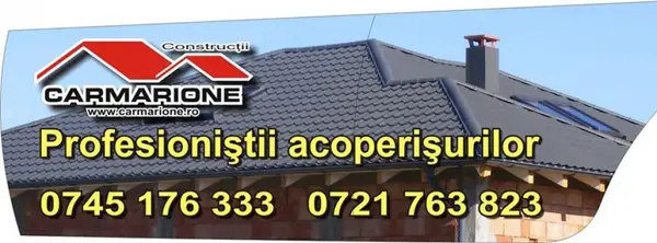 Vanzare si montaj acoperis cu tabla tip tigla, cutata, faltuita, jgheaburi si burlane