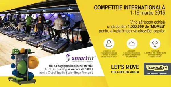 Smartfit sustine Let’s move for a better world by Technogym