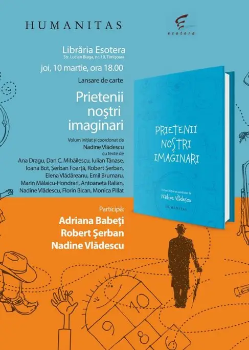 Despre „Prietenii imaginari“ cu Adriana Babeti, Robert Şerban şi Nadine Vladescu