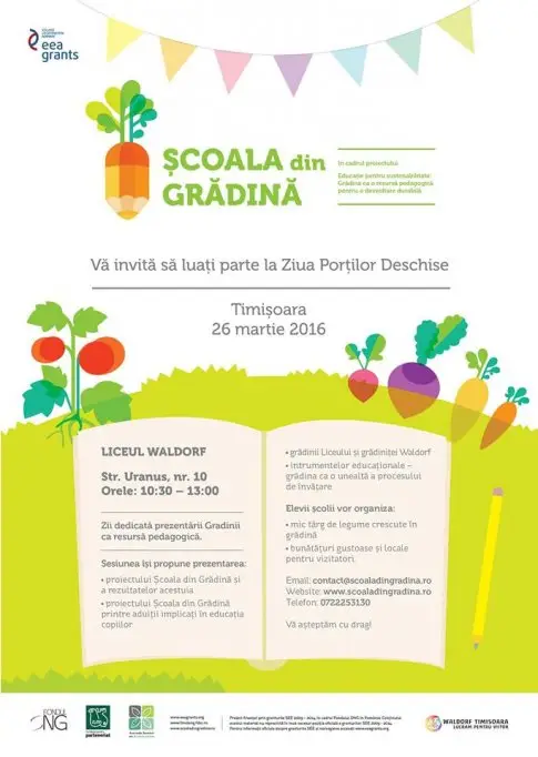 Școala din Gradina - Ziua Portilor Deschise Waldorf Timisoara