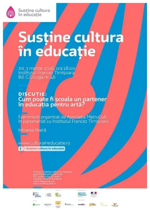 Cum poate fi scoala un partener in educatia pentru arta?