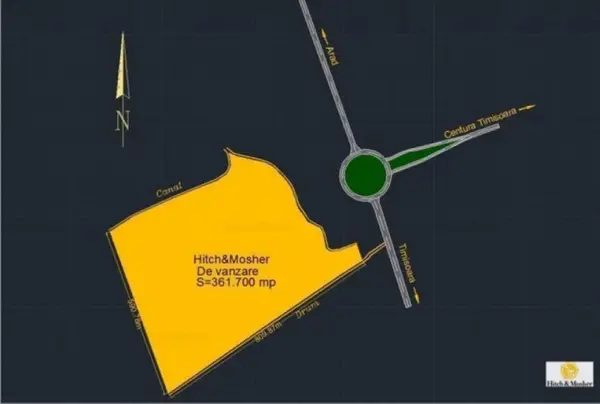 De vanzare teren intravilan, situat in Timisoara, Calea Aradului, Timis.
