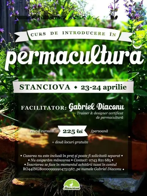 Curs de introducere in permacultura la Stanciova