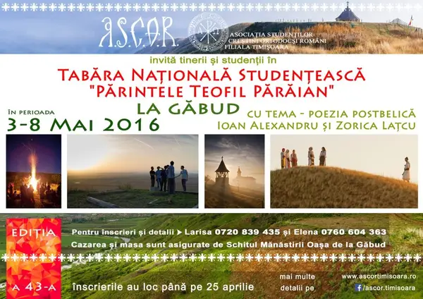 Tabara Nationala Studenteasca - Parintele Teofil Paraian