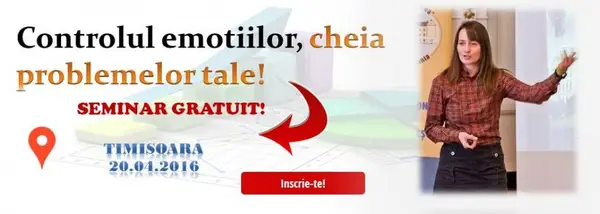 Controlul emotiilor - seminar gratuit
