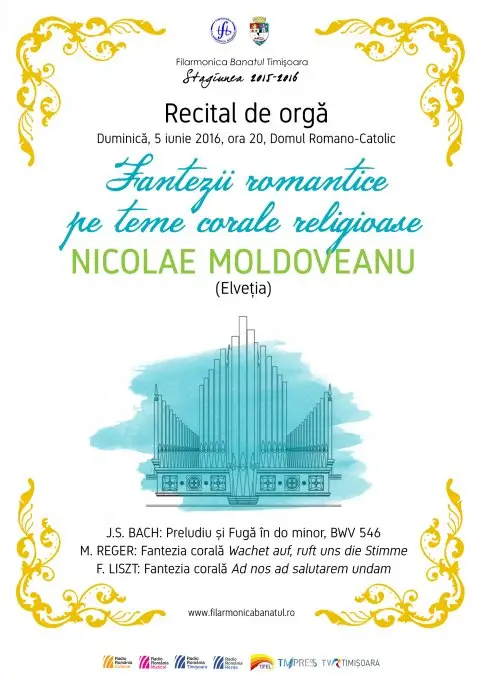 Recital de orga Nicolae Moldoveanu