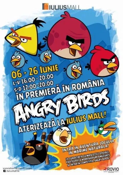 Expozitie interactiva Angry Birds