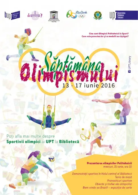 Saptamana Olimpismului la Universitatea Politehnica Timisoara