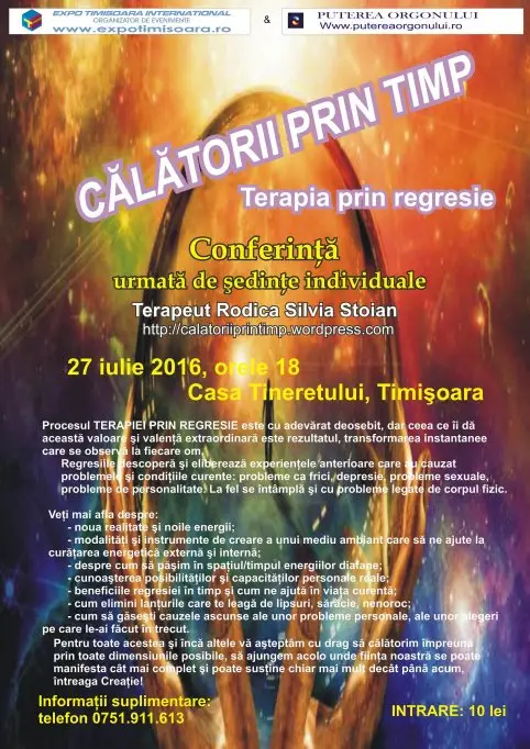 Calatorii prin timp - terapia prin regresie