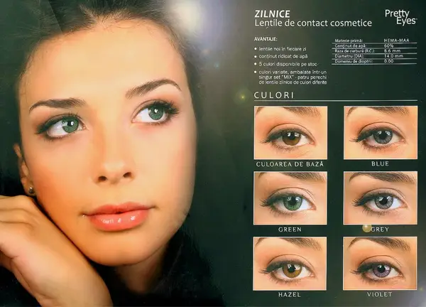 Lentile de contact colorate la oferta in Timisoara